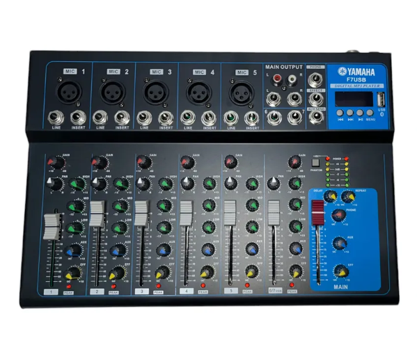 Consola Yama F7 7 Canales Bluetooth Analógica