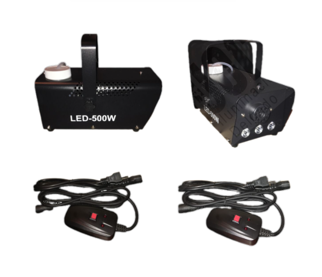 Máquina de humo con luces de 500 W