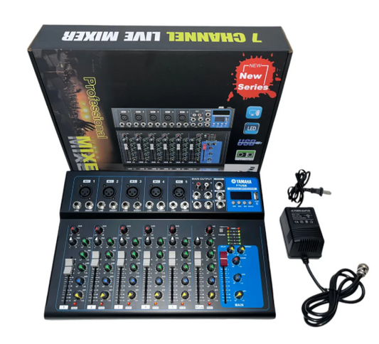 Consola Yama F7 7 Canales Bluetooth Analógica