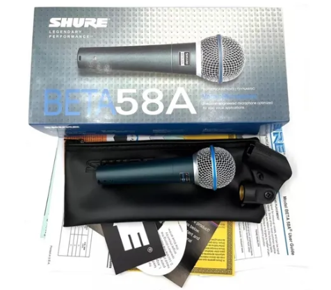 Micrófono Profesional Alámbrico Shure Beta 58a (Clase Tripe A)