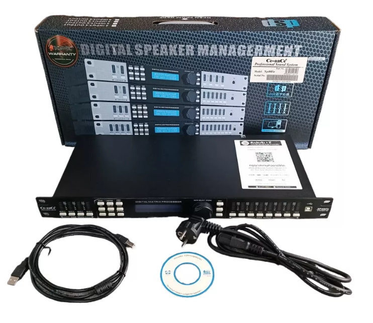 Ce-anCe XP-480F - Procesador de Gestión de Altavoces Digital (4 Entradas / 8 Salidas)