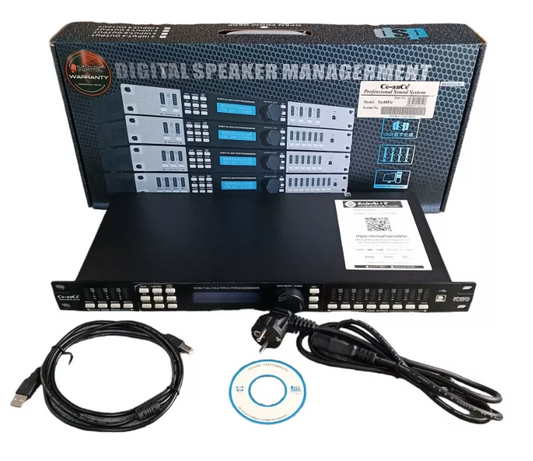 Ce-anCe XP-480F - Procesador de Gestión de Altavoces Digital (4 Entradas / 8 Salidas)
