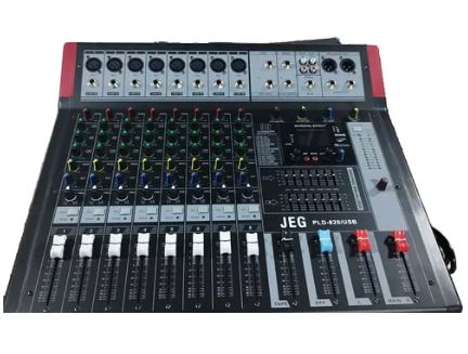Consola Amplificada 8 Canales Dsp +48v, Usb, Bluetooth Jeg