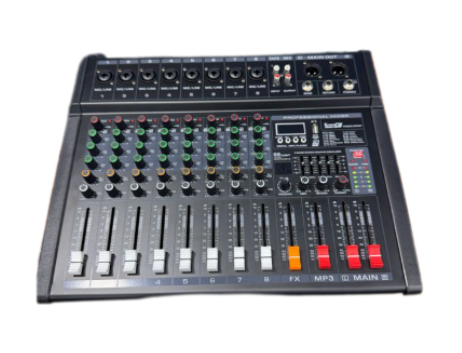 Consola mezcladora de 8 canales