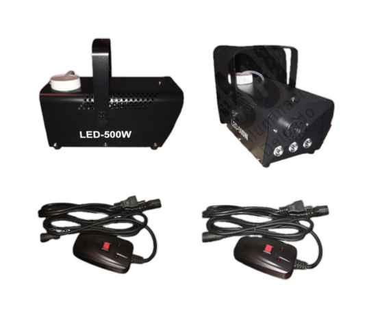 Máquina de humo con luces de 500 W