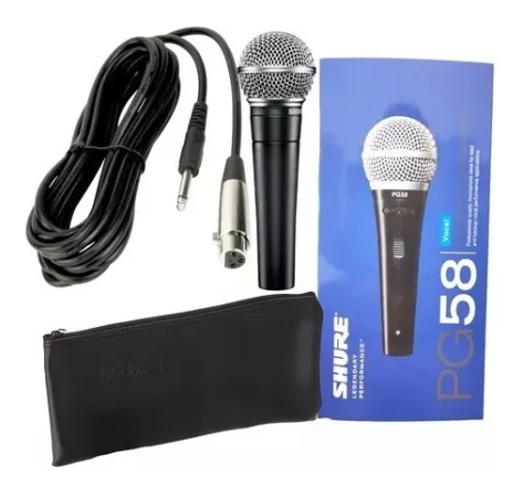 Micrófono Profesional Shure Pg58 Alámbrico