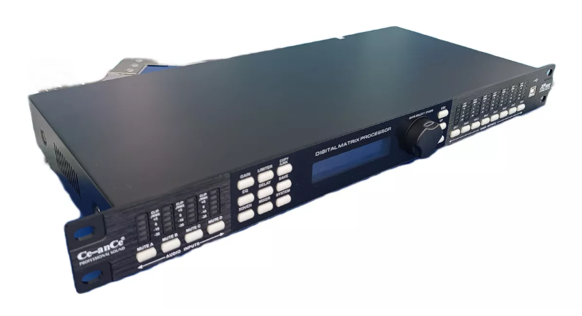 Ce-anCe XP-480F - Procesador de Gestión de Altavoces Digital (4 Entradas / 8 Salidas)